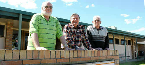 Senior Citizens’ Association members Mick McEniery, Joe Owens and Col Cameron after a successful Open Day. Senior Citizens’ Association members Mick McEniery, Joe Owens and Col Cameron after a successful Open Day.